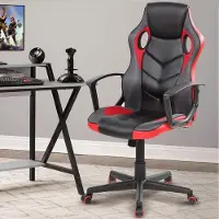 OEM Ergonomischer Gaming-Stuhl, Kunstleder, höhenverstellbar, drehbar
