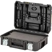 DeWalt DWST83345-1 Werkzeugbox T STAK II, TSTAK Sytem, 44 x 33 x 16 cm, IP54, 24 l, Schaumstoffeinlage