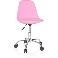 OEM Kinder-Drehstuhl Fancy II Kunstleder rosa höhenverstellbar