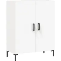 vidaXL Highboard Weiß 69,5x34x180 cm Holzwerkstoff