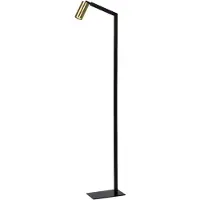 Lucide Stehlampe Sybil dreh- und schwenkbar schwarz/gold