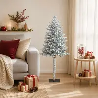 Syfax Künstlicher klappbarer Weihnachtsbaum 150 cm PVC und Metall
