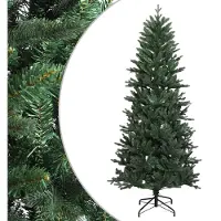 Syfax Künstlicher klappbarer Weihnachtsbaum 210 cm PVC und PE Grün