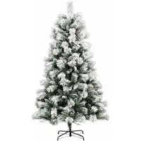 Syfax Künstlicher klappbarer Weihnachtsbaum 150 cm 150 LEDs