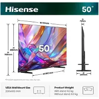 Hisense 50 '' Q7S | Hi-QLED Smart TV 4K 60 Hz, 127 cm (50"), 3840 x 2160 Pixel, DLED, Smart-TV, WLAN, Schwarz