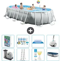 Intex Prism Frame Pool Oval - 503x274x122 cm - 7-teilig S658