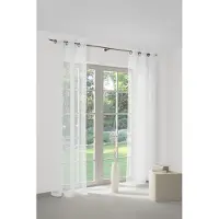 Wirth "Manuela, 1 Stück, Ösen, halbtransparent, nach Maß" Ösen 1 Stk. tlg. Fertig-Store mit Metallösen nach Maß