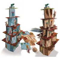 Ludattica Castle Crash – Familien-Spiel – Wer baut den höheren Turm?