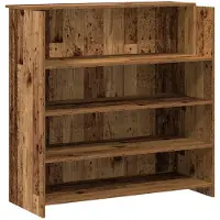 vidaXL Empfangstheke Altholz-Optik 180x50x103,5 cm Holzwerkstoff