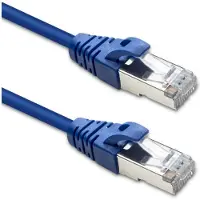 Qoltec Kabel Patchkabel FTP | CAT6 | 2 x RJ-45 | 1,5m | Hochgeschwindigkeit | Gold | Geschirmt