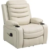 HOMCOM Fernsehsessel Relaxsessel Elektrisch mit Aufstehhilfe, Massage, Heizung