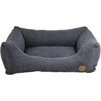Dripio Orthopädische Hundebank S 60x44x23 cm Dunkelgrau