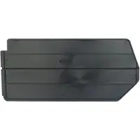 OEM Aufbewahrungsboxen mit Trennwänden, schwarz, 6er-Pack