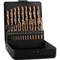 Alpen HSS Cobalt Grip Spiralbohrerset KM 25