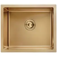 Merkloos Spültisch Küchenspüle Edelstahlspüle - Edelstahl - 50 x 43 cm - Unterbau - Mit Ablaufsieb