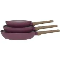 Arthur Martin Set aus 3 Pfannen (20, 24 und 28 cm), "Forest"-Serie, für alle Herdarten, einschließlich Induktion, Marke , Modell AM7469