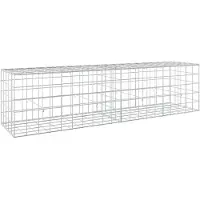 Syfax Gabione mit 3,5 mm Draht und 10x10 cm Maschen 200x50x50 cm