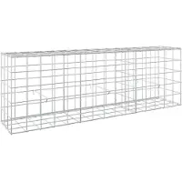 Syfax Gabione mit 3,5 mm Draht und 10x10 cm Maschen 150x30x50 cm