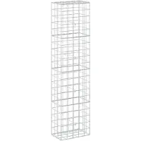Syfax Gabione mit 3,5 mm Draht und 10x10 cm Maschen 50x30x200 cm