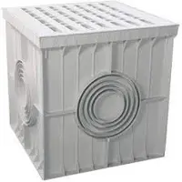 Merkloos Monolithischer Stecker mit Hahn, 20 x 20 cm