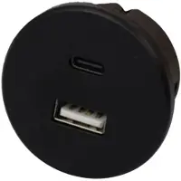 Hera USB-A + USB-C Steckdose