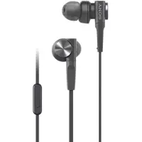 Sony MDR-XB55AP In-Ear-Kopfhörer Extrabass Mikrofon Normal Schwarz