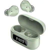 TOZO NC9 Kabellose In Ear Bluetooth Kopfhörer Hybrid ANC 45dB Hybridaktive geräuschunterdrückung Lichtgrün Dunkel