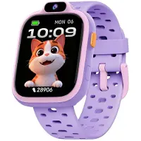 BIGGERFIVE Smartwatch Kinder für Mädchen Jungen 3-14 Großartige Begleiter für Ihre Kinder Lila