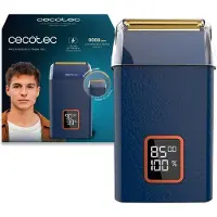 Cecotec PrecisionCare X-Trimm Pro Rasierer mit Klingen Gehäuse aus Leder Motor 9000 U min 3 Geschwindigkeitsstufen Titanklingen LED-Display mit Akku und U Display
