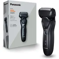 Panasonic Series 500 ES-RT37 Wet und Dry Herrenrasierer mit 3 Klingen für schnellen und präzisen Schnitt Schwarz