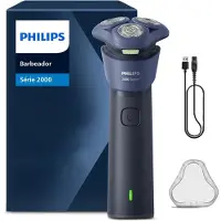 Philips Serie 2000 S2885 00 Herrenrasierapparat Rotationstrasierer Blau