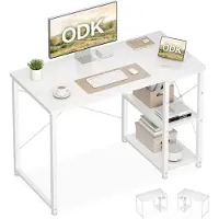 Merkloos Schreibtischplatte, umkehrbar, 100 x 48 cm, weiß