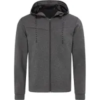 Hanes Stedman ST5840 | Herren Jacke Recycled Scuba Jacket - Farbe: Anthra Heather - Größe: XXL