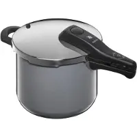 WMF Fusiontec Perfect Schnellkochtopf, 22 cm, 6,5 l, Platinum 122445 4000530744692
