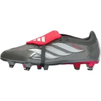 Adidas Fußballschuhe Predator League Fold-Over Tongue SG "Iron Metallic / Zero Metalic / Lucid Red" für Unisex