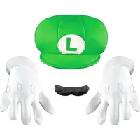 Super Mario Zubehör für Disfraz Super Mario Kit Luigi 4 Piezas