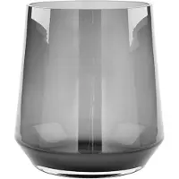 Fink Dekovase "LINEA", grau, H:25cm Ø:21cm, Glas, Vasen, Dekovase, aus durchgefärbtem Opalglas