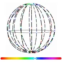 Syfax Weihnachts-Finial-Licht 96 LEDs RGB Durchmesser 30 x 32 cm