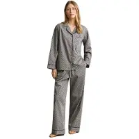 Gant für Damen. 902634040 Marinemuster-Schlafanzug (XL), Heimtextilien, Baumwolle, Langarm
