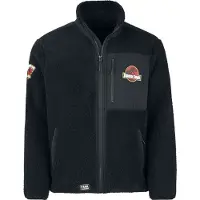 COTTON DIVISION Jurassic Park Übergangsjacke Herren Logo - Sherpa schwarz L
