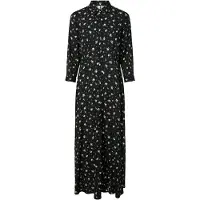 Y.A.S Savanna Long Shirt Langarmkleid Mit 3/4 Ärmeln