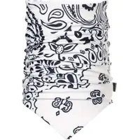 Goldbergh Kizuna Neckwarmer bandana paisley white (0051) One