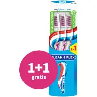 Aquafresh Zahnbürste Clean & Flex, hart (3 Stück)