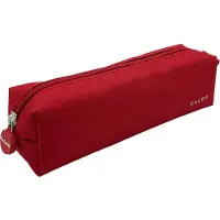 Merkloos Federmäppchen Stifteetui Schlamperetui - 1 Fach - Polyester - 22,5 x 6 x 6 cm - Rot