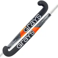 Grays Hallenhockeyschläger GTI5000 Dynabow 37,5 Zoll schwarz weiß orange