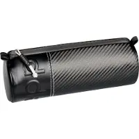 OEM Schlampermäppchen Carbonlook Kunstleder schwarz/silber 220x80x80 mm