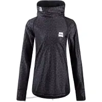 Eivy - Atmungsaktives Funktionsunterwäsche - Icecold Top Black Leopard für Damen - Größe XS - Grau