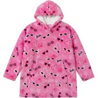 Barbie Hoodie Poncho Rosa Größe XS - L - Polyester
