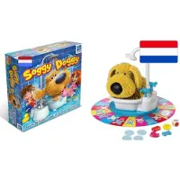 Merkloos Wasserspiel Interaktives Brettspiel Kinder - Bewegender Hund mit Duschfunktion - 2 bis 4 Spieler ab 4 Jahren - Für den Innenbereich