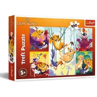 Merkloos Puzzle Puzzlespiel Kinderpuzzle - 100 Teile - 410 x 275 mm - Ab 5 Jahren - Löwenkönig
